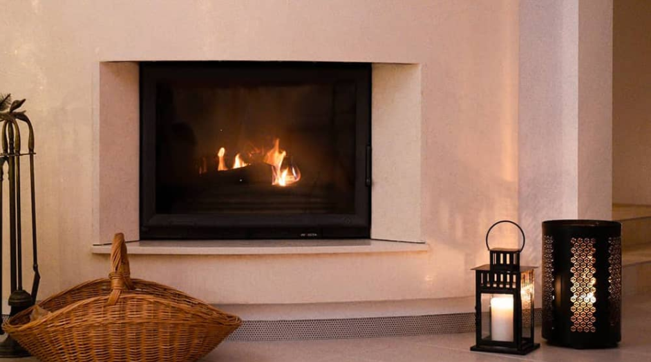 Ventless gas fireplace